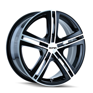 Touren 3262 TR62 16x7 / 5x100/114.3 BP / 40mm Offset / 72.62mm Hub Gloss Black Machined Wheel