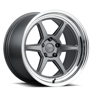 Kansei K14G Roku 18x8.5in / 5x108 BP / 35mm Offset / 63.4mm Bore - Matte Gunmetal