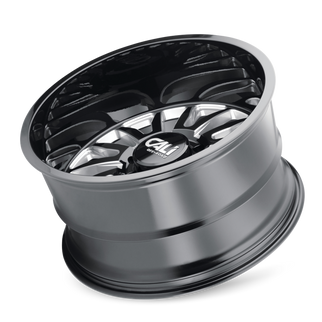 Cali Off-Road 9110 Summit 26x14 / 8x165.1 BP / -76mm Offset / 125.2mm Hub Gloss Black Milled Wheel