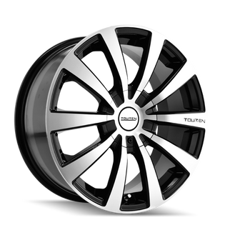 Touren 3130 TR3 16x7 / 4x100/114.3 BP / 42mm Offset / 67.1mm Hub Gloss Black Machined Wheel