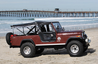 Bestop Jeep 48-53 Cj3A / M38 Tigertop (Black Crush)