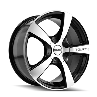 Touren 3190 TR9 17x7 / 5x112/120 BP / 42mm Offset / 72.62mm Hub Gloss Black Machined Wheel