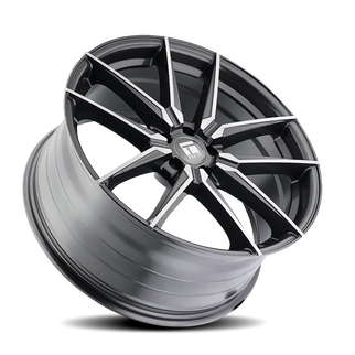Touren 3294 TR94 18x8 / 5x112 BP / 35mm Offset / 66.6mm Hub Gloss Graphite Brushed w/ Dark Wheel