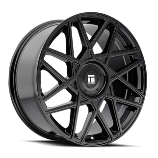 Touren 3266 TR66 17x8 / 5x108/114.3 BP / 35mm Offset / 72.62mm Hub Gloss Black Wheel