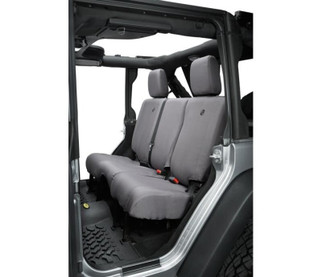 Bestop 13-18 Jeep Wrangler JK 4-Door Rear Seat Covers (Charcoal)