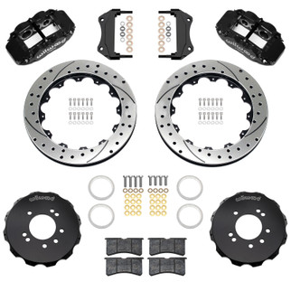 Wilwood 89-98 Nissan 240SX/89-94 Skyline/90-96 300ZX Superlite 6R Fr BBK w/ 12.88in D/S Rotors - Blk