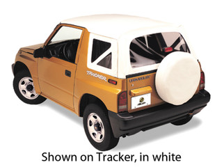Bestop 89-94 Tracker/Sidekick Replace A-Top (White Denim Clear Windows No Door Skins Included)