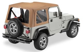 Bestop A-Top For OEM - 97-02 Jeep Wrangler TJ Replace (Spice Clear Windows No Door Skins Included)