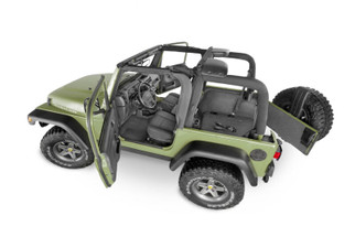 Husky Liners 97-06 Jeep Wrangler TJ / 04-06 LJ (w/o Ctr Cnsl w/Heat Shld) Guardian Impact Jeep Liner