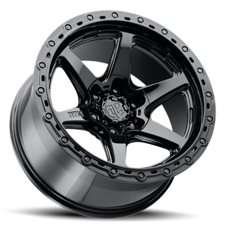 MTX Spitfire 6 Gloss Black 22x10in / 6x135 BP / -18mm Offset / 87.1mm Bore