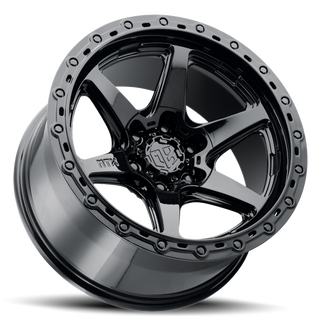 MTX Spitfire 6 Gloss Black 22x10in / 6x139.7 BP / -18mm Offset / 106.1mm Bore
