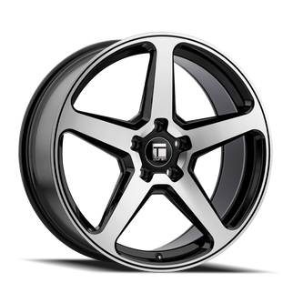 Touren 3296 TF96 20x9 / 5x112 BP / 35mm Offset / 66.6mm Hub Gloss Black Machined Wheel