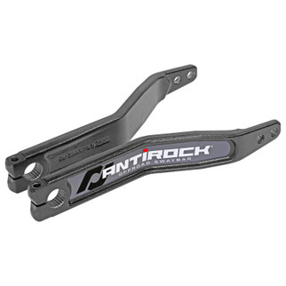 RockJock Antirock Forged 4140 Chromoly Sway Bar Arms 15in Long 2.5in Offset w/ Stickers - Pair