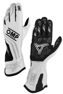 OMP KS-X GLOVES FIA 8877-2022 WHITE SIZE S