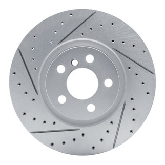 R1 15-25 BMW 228I Xdrive Gran Coupe Front Left Drilled & Slotted Geo-Carbon Rotor