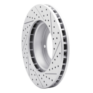 R1 98-07 Lexus Lx470 Front Left Drilled & Slotted Geo-Carbon Rotor