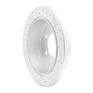 R1 15-26 Ford Transit-350 Hd Rear Left Drilled & Slotted Geo-Carbon Rotor