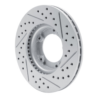 R1 84-95 Toyota Pickup Front Left Drilled & Slotted Geo-Carbon Rotor