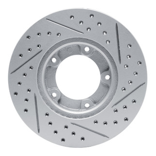 R1 84-95 Toyota Pickup Front Left Drilled & Slotted Geo-Carbon Rotor