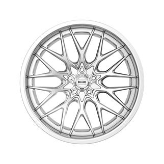 Ridler 681 22x9 / 5x127 BP / 0mm Offset / 83.82mm Hub Brushed w/ Polished Lip Wheel