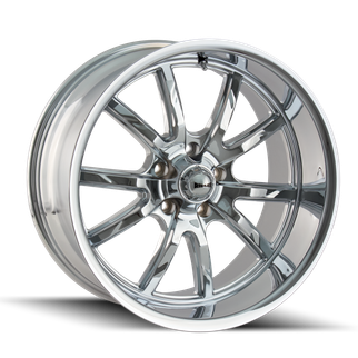 Ridler 650 20x8.5 / 5x127 BP / 0mm Offset / 83.82mm Hub Chrome Wheel