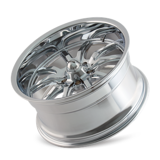 Ridler 650 20x8.5 / 5x127 BP / 0mm Offset / 83.82mm Hub Chrome Wheel