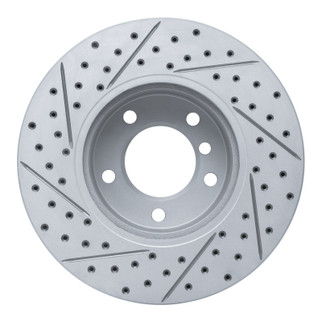 R1 06-13 BMW 325I (Mexico) Front Right Drilled & Slotted Geo-Carbon Rotor