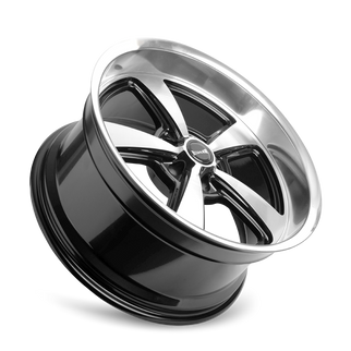 Ridler 652 18x9.5 / 5x127 BP / 0mm Offset / 83.82mm Hub Gls Blk w/ Diamond Cut Face & Lip Wheel