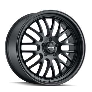 Ridler 607 18x9.5 / 5x120.65 BP / 6mm Offset / 83.82mm Hub Matte Black Wheel