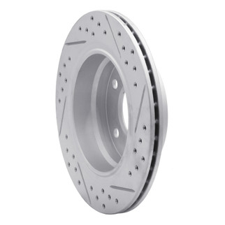 R1 96-05 BMW 323I Rear Left Drilled & Slotted Geo-Carbon Rotor