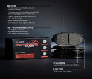 R1 06-07 Mazda 6 Front Track/Street Brake Pads