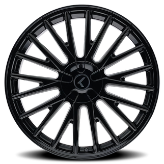 Kraze KR185 Double Down 18x8 / 5x112/120 BP / 40mm Offset / 74.1mm Hub Gloss Black Wheel