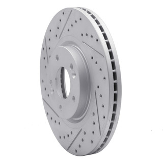 R1 15-21 Kia Sedona Front Left Drilled & Slotted Geo-Carbon Rotor
