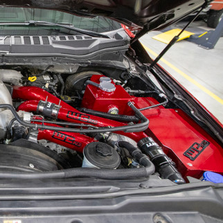 Wehrli 17-24 6.7L Power Stroke Coolant Tank and Battery Box Kit - WCFab Red