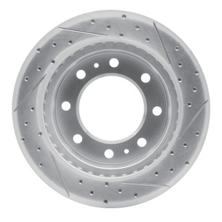 R1 99-20 Cadillac Deville Front Left Drilled & Slotted Geo-Carbon Rotor