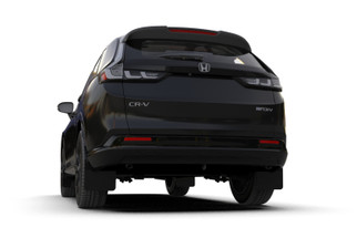 Rally Armor 23-26 Honda CR-V Black Mud Flap - Metallic Black Logo
