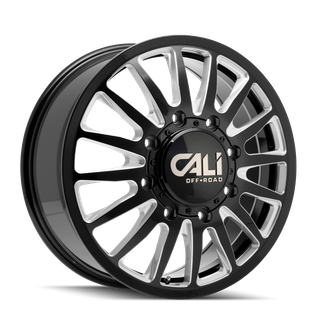 Cali Off-Road 9110D Summit Dually 20x8.25 / 8x200 BP / -192mm Offset / 142mm Hub Gls Blk Mill Wheel