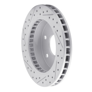R1 88-00 Cadillac Escalade Front Right Drilled & Slotted Geo-Carbon Rotor