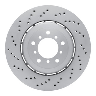 DFC 06-08 BMW Z4 Left Front Drilled Hi-Carbon Alloy Geomet Coated Rotor