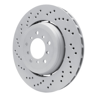 DFC 06-08 BMW Z4 Left Front Drilled Hi-Carbon Alloy Geomet Coated Rotor