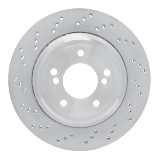 DFC 06-08 BMW Z4 Left Rear Drilled Hi-Carbon Alloy Geomet Coated Rotor
