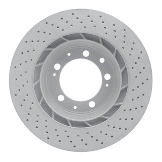 DFC 98-98 Porsche 911 Left Rear Drilled Hi-Carbon Alloy Geomet Coated Rotor