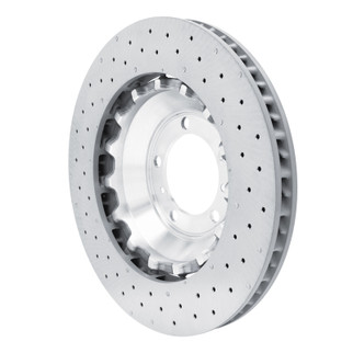 DFC 10-11 Porsche 911 Right Front Drilled Hi-Carbon Alloy Geomet Coated Rotor