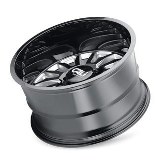Cali Off-Road 9110 Summit 20x9 / 8x165.1 BP / 0mm Offset / 125.2mm Hub Gloss Black Milled Wheel