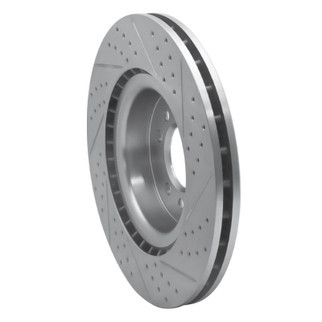 R1 06-17 Land Rover Range Rover Sport Front Left Drilled & Slotted Geo-Carbon Rotor