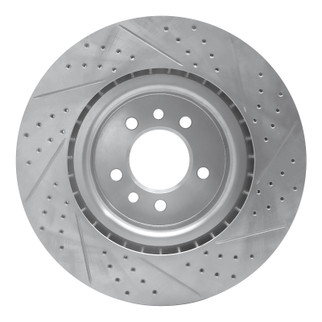 R1 06-17 Land Rover Range Rover Sport Front Left Drilled & Slotted Geo-Carbon Rotor