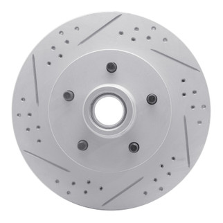 R1 69-96 Buick Riviera Front Left Drilled & Slotted Geo-Carbon Rotor