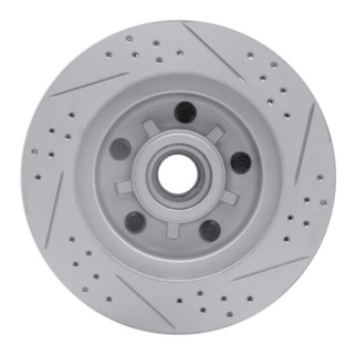 R1 69-96 Buick Riviera Front Left Drilled & Slotted Geo-Carbon Rotor