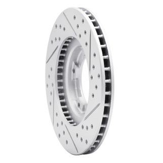 R1 95-04 Toyota Tacoma Front Left Drilled & Slotted Geo-Carbon Rotor