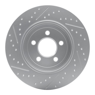 R1 12-18 Mercedes-Benz Gle350 Rear Right Drilled & Slotted Geo-Carbon Rotor